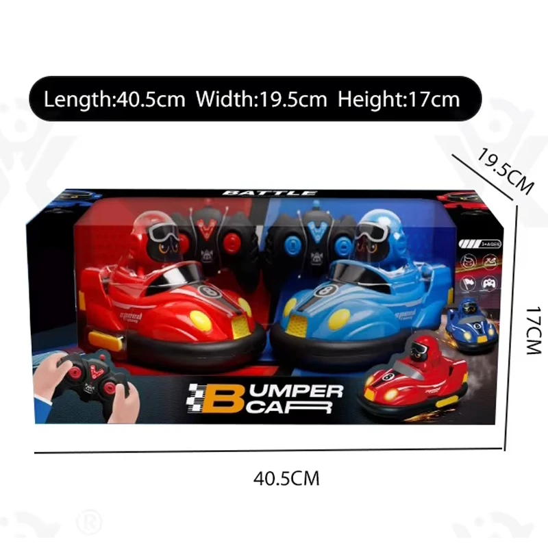 Remote Control rechargeable Bumper Car Toy for Children and Adults with Drifting and Light